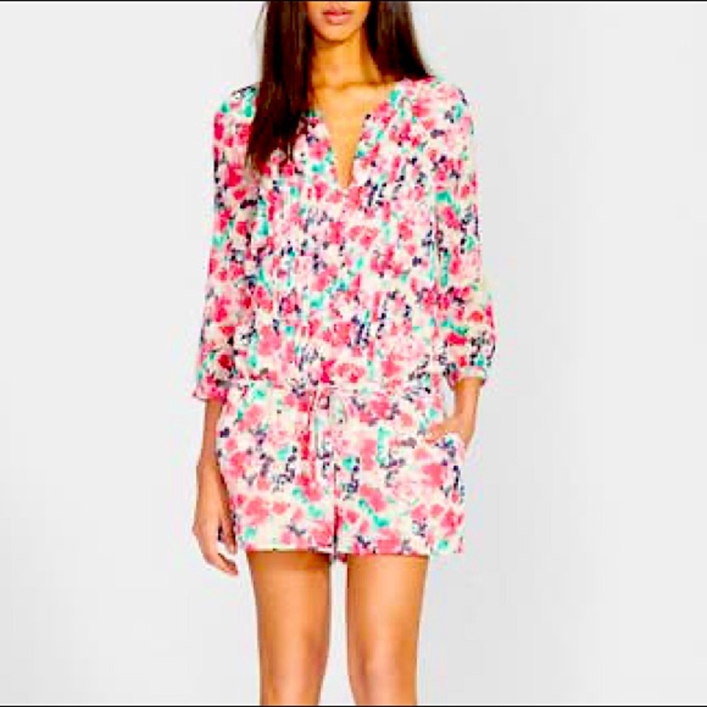 Joie Amara C Floral Silk Romper
